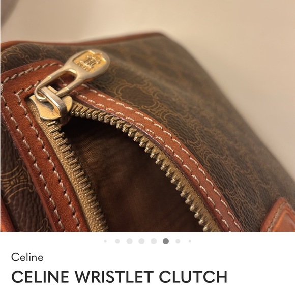 CELINE Brown Leather bag - Picture 13 of 16